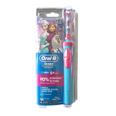 Oral-B  女孩 儿童充电电动牙刷 全身防水可冲洗